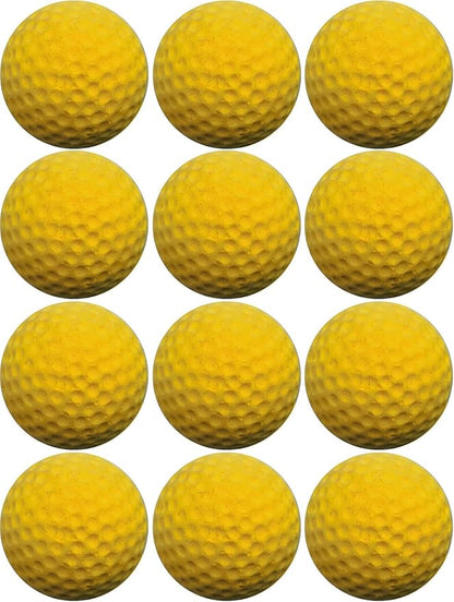 Cat Golf Balls for Indoor Cats Toy Ball Kitten Toys Interactive Cat Ball Sponge Foam Sponge Soccer Balls (Yellow)