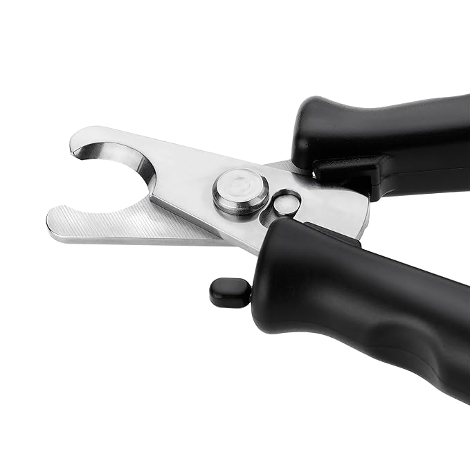 Tweezerman Large Nail Clippers for Dogs &amp; Cats, Manual Professional Cat &amp; Dog Nail Trimmer with Ergonomic Handle