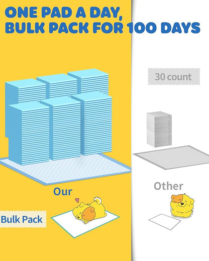 100-Pack X-Large Puppy Pads - 34&