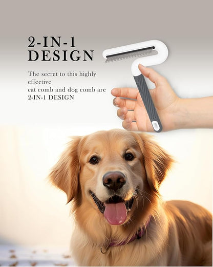 Flea Comb, TailGurus Effective Flea Comb for Cats &amp; Dogs-Shedding Brush for All Pets-Long Hair Friendly-Durable-Versatile &amp; Safe-Durable, Safe &amp; Versatile-Portable,Pet-Friendly(TG2038)(Lime)