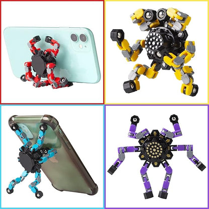 Transformable Fidget Spinners 32 Pcs for Kids and Adults Stress Relief Sensory Toys for Boys and Girls Fidget Toy Classroom Party Favors for Kids 4-8 8-12, Goodie Bag Stocking Stuffers Gifts