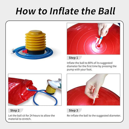 17 Inch Horse Play Ball - Anti-Burst Herding Ball for Play &amp; Training