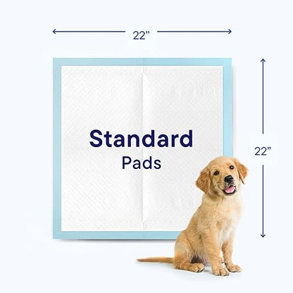 Puppy Pads Pet Pee Pads for Dogs &amp; Puppy Training - 100 Count - Potty Pads for Dogs 22" x 22" Leak-Proof Dog Pee Pads - Quick-Dry Surface - Heavy Duty Absorbent Disposable Dog Wee Pad Bulk Pack