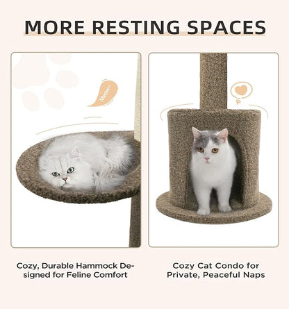 Made4Pets Floor to Ceiling Cat Tree 93-106&