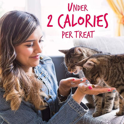 Fruitables Cat Treats Crunchy Salmon &amp; Cranberry Cat Treats Healthy Low Calorie, High Protein Wheat, Corn &amp; Soy Free 30 Ounces