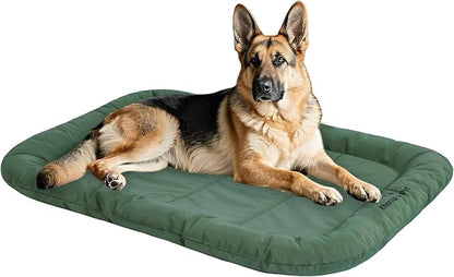 KHONSU PET Durable Dog Bed Tough and Tear Proof Dog Crate Bed, 800lbs Tear Strength PVC-Backed Waterproof Ped Bed Mat Indoor &amp; Outdoor Use for Dogs up to 90 lbs