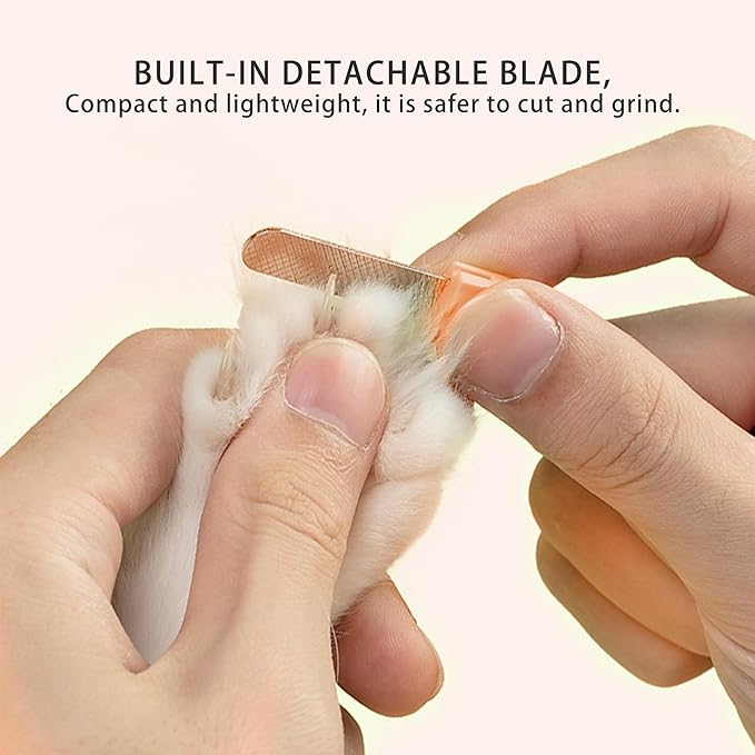 Cactus Shaped Cat Nail Clippers - Durable, Ergonomic Pet Grooming Tool for Cats &amp; Kittens - Safe, Sharp, and Comfortable Claw Trimmer(Orange)