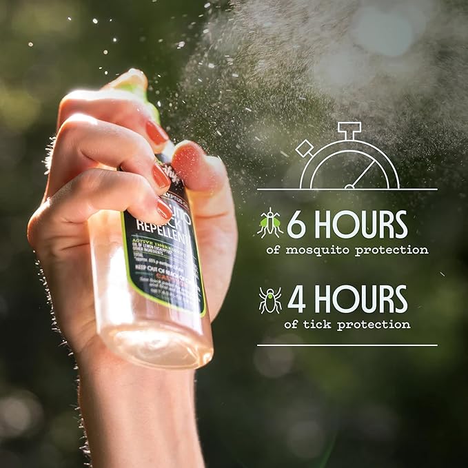 Murphy’s Naturals Mosquito &amp; Tick Repellent, Plant-Based DEET-Free Spray, Outdoor Essentials Kit 3-Pack, 1x4-ounce + 2x2-ounce Pumps, Limited Edition