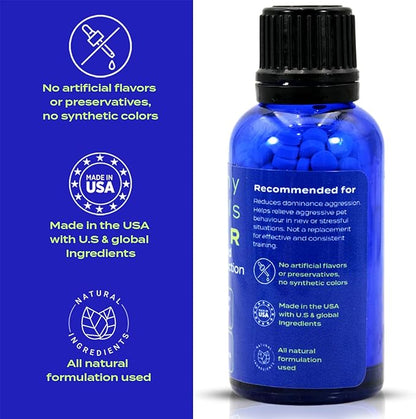 HealthyAnimals4Ever HA4E - Calming Tablets for Stressed and Aggressive Cats - Reduce Cat Aggression &amp; Promote Relaxation - All-Natural, Homeopathic Remedy - 300 Tablets