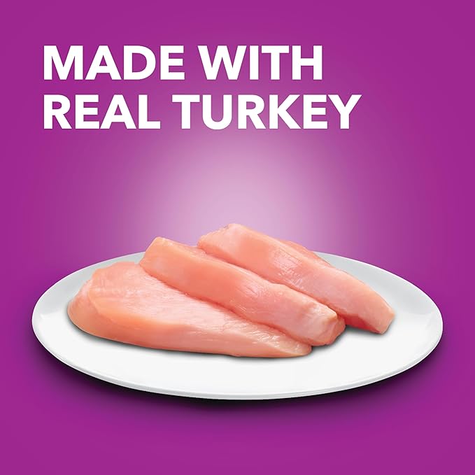 IAMS Perfect Portions Sensitive Digestion &amp; Skin Adult Wet Cat Food Pate, Turkey Recipe, 2.6 oz. Easy Peel Twin-Pack Trays (24 Count, 48 Servings)