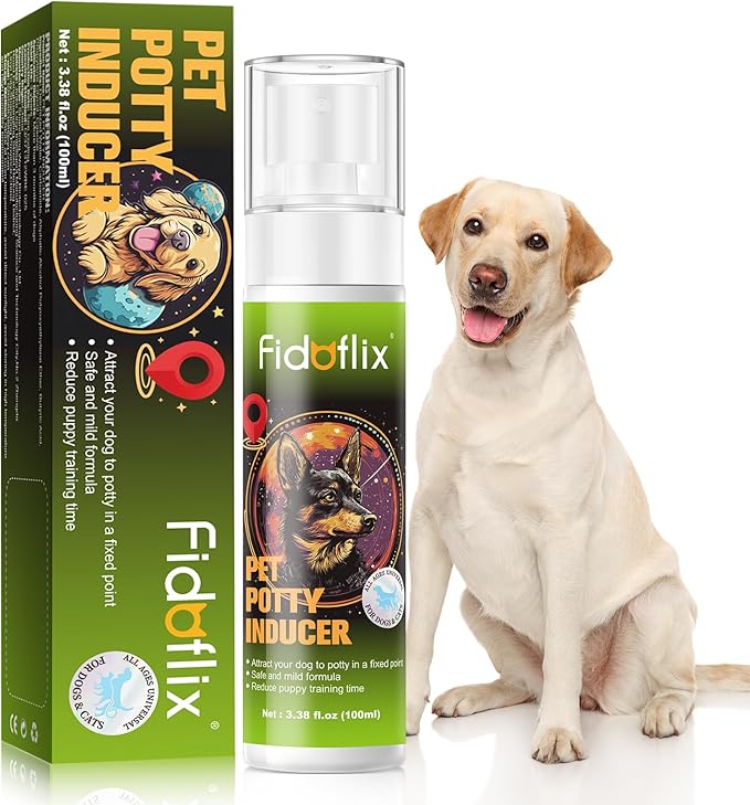 Dog Potty Training Spray for Dogs and Puppies - Go Here Attractant Spray to Pee and Poop in One Spot,Safe &amp; Effective Puppy Pee Spray Indoor &amp; Outdoor-Dog Training &amp; Housebreaking Aid -100ml