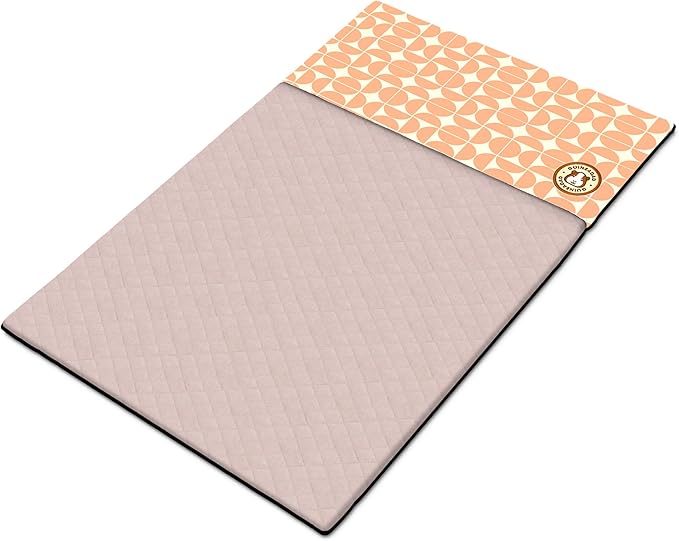 GuineaDad Premium Liner – Fleece Guinea Pig Cage Liner – Ultra-Plush Reusable Fleece Bedding with Waterproof Bottom – Extra Absorbent Liner for 2x3 C&amp;C Cage (Peach Pie)