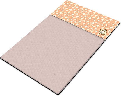 GuineaDad Premium Liner – Fleece Guinea Pig Cage Liner – Ultra-Plush Reusable Fleece Bedding with Waterproof Bottom – Extra Absorbent Liner for 2x3 C&amp;C Cage (Peach Pie)