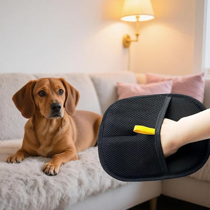 Pet Hair Removal Glove for Cats &amp; Dogs, New Upgraded Electrostatic Pet Hair Gloves, Reusable Pet Hair Remover Tool for Clothing, Couch, Carpet, Car Seat