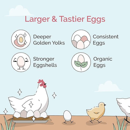 Chick Grit for Baby Chicks - Chickens Age 0-8 Weeks, 100% Natural Mineral Chick Grit Quartzite, Poultry Grit Digestive Aid, USA Mined, 50 lb