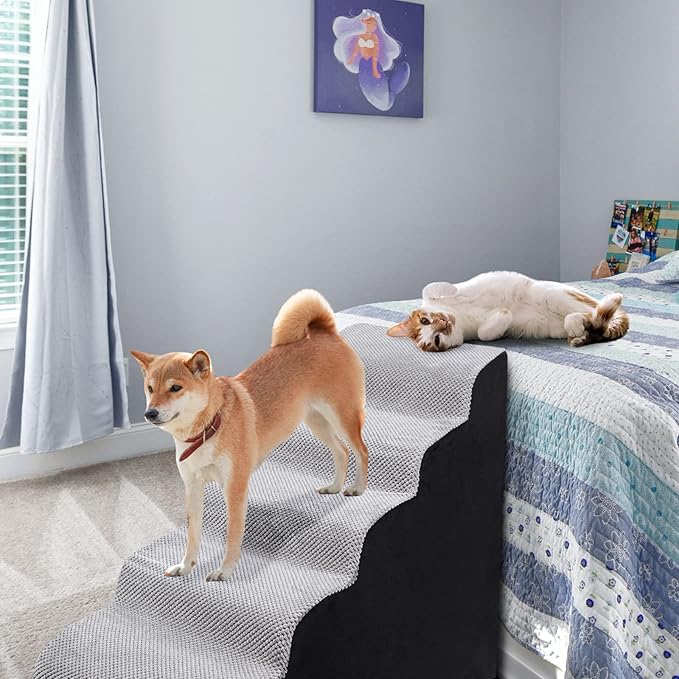 Dog Stairs&amp;Steps for High Beds Up to 28&