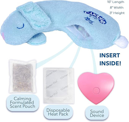 Race&amp;Herd CuddleBun Heartbeat Puppy Toy Sleep Aid - Heartbeat Dog Toy, Dog Heartbeat Toy for Puppy Must Haves for Separation Pet Anxiety Relief Puppy Calming Aid, Dog Toys Behavioral Training