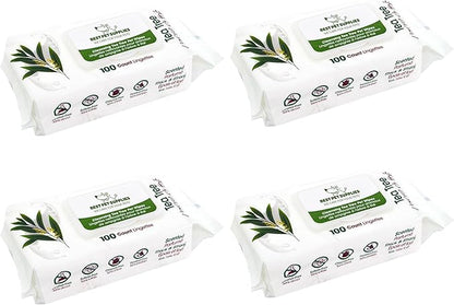 Best Pet Supplies Pet Wipes for Dogs - Dog Wipes Cleaning Deodorizing, for Coats, Ears, Paws - Cleansing, Tea Tree, 400 Count