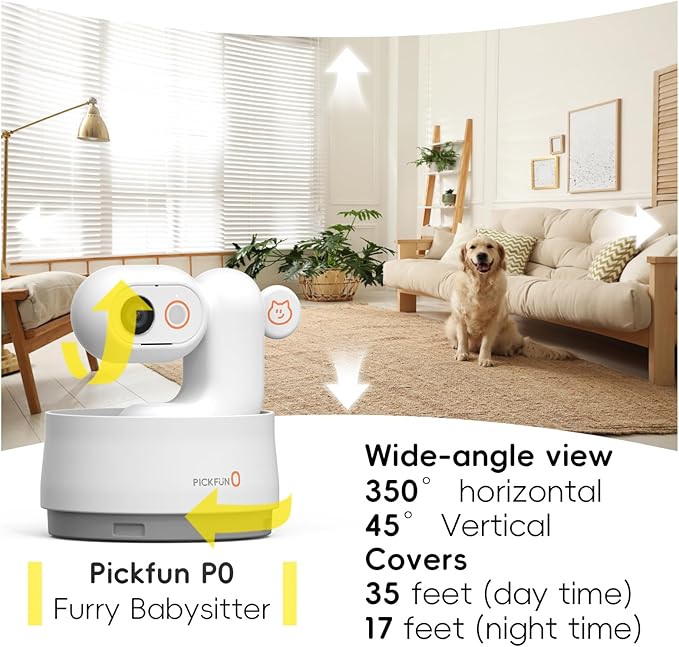 AI Dog Camera, Smart Security Camera Indoor with Phone App [Pet Recognition, Daily Activity Analysis &amp; Motion Tracking] Cat Cam 5MP HD, 360° View, 2-Way Audio, Night Vision, 5G WiFi