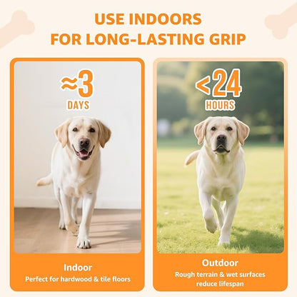 Loobani Paw Pads for Dogs Traction: Anti Slip Dog Paw Grippers for Senior Dogs Walking on Hardwood Slippery Floors - Dog Paw Protector Stickers for Prevent Licking &amp; Wound Care, Easy Using