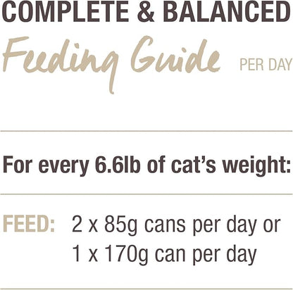 Feline Natural New Zealand Canned Catfood Wet Food, High-Meat, Low-Carb, &amp; Grain Free Cat Food Wet, Lamb Feast, 3 oz, Pack of 24