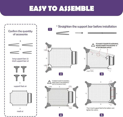 Outdoor Elevated Dog Bed With Portable Bag, Easy to Assemble for Medium Small Dogs, Raised Cot With Pet-Friendly Feet, Breathable Mesh for Camping or Travel, Dark Grey