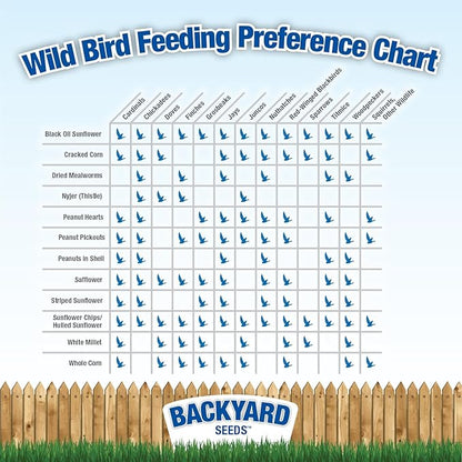 CountryMax Backyard Seeds Woodpecker No Waste Bird Seed Mix – 5 lb Bag | Shelled Peanuts, Sunflower Chips, Tree Nuts | Attracts Woodpeckers, Nuthatches, Jays
