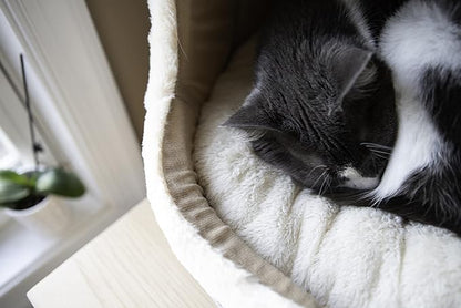 Best Pet Supplies Cozy Cat Cave by - Gray, 17 x 15 x 14