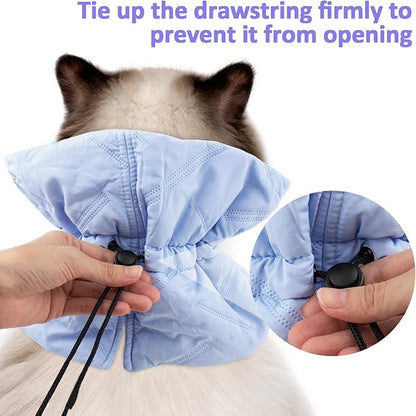 Soft Cat Cone Collar for Recovery - Adjustable, Lightweight Elizabethan Collar Alternative for Small Cats &amp; Kittens