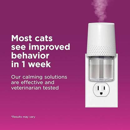 COMFORT ZONE Value Kit; 3 Multicat Diffusers &amp; 6 Refills; Cat Calming Pheromone; Reduce Stress, Aggression, Fighting, Urine Marking, Scratching