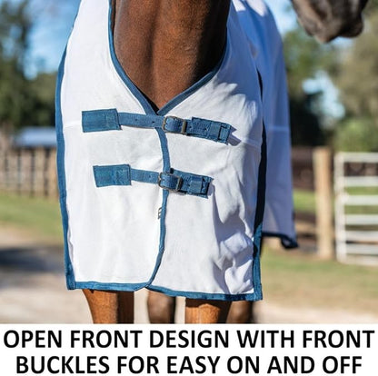 Schneiders Soft Interlock Mesh II Horse Fly Sheets | Superior UV &amp; Insect Protection | Versatile Euro Fit Option | Reflective Safety Design