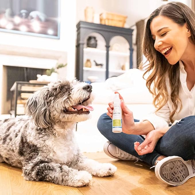 Oxyfresh Advanced Pet Dental Spray – Instant Dog and Cat Fresh Breath: Easiest No Brushing Pet Dental Solution for Dogs and Cats – Best Way to Fight Plaque, Keep Teeth &amp; Gums Healthy, 8oz.