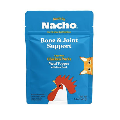 Made by Nacho Bone &amp; Joint Support Cage-Free Chicken Puree Meal Topper with Bone Broth (36 Count)
