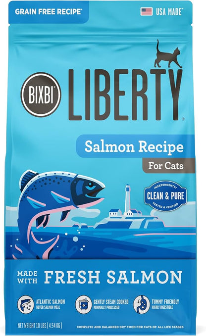 BIXBI Liberty Dry Food Salmon Recipe for Cats, 3lb