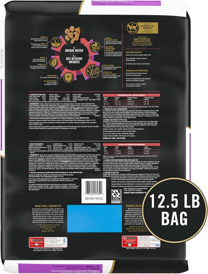 Purina Pro Plan With Probiotics, Sensitive Skin &amp; Stomach, Natural Dry Cat Food, Turkey &amp; Oat Meal Formula - 12.5 lb. Bag