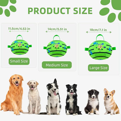 Interactive Dog Toys,Remote Control Dog Balls with Jumping, Rolling &amp; Moving Functions - Includes a Vibrating Dog Ball and Durable Chew Fabric for Safe Play (7.1")