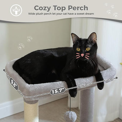 PEQULTI 4-in-1 Cat Tree, 33&