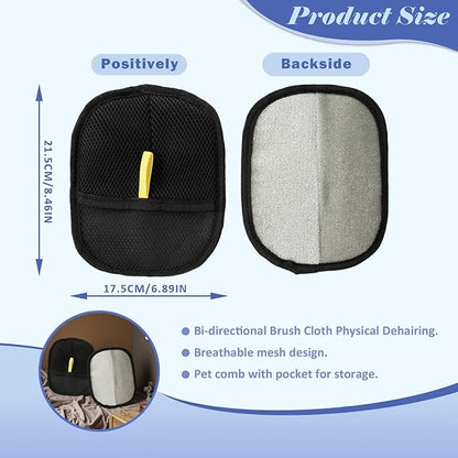 Pet Hair Removal Glove for Cats &amp; Dogs, Reusable Cat Dog Electrostatic Hair Remover, Efficient Grooming Gloves for Pet Hair, Pet Hair Removal Glove for Couch, Furniture, Carpet, Curtain (2 Pcs)