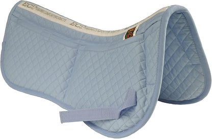 ECP Equine Comfort Products Adjustable Shock Absorbing Memory Foam Half Saddle Pad, Injury Prevention &amp; Pressure Relief, Customizable Fit, Breathable for All Riding Styles