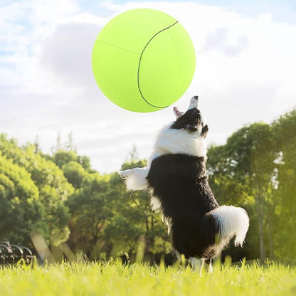 Herding Ball for Dogs &amp; Horses - 20" with Cover Large Green Ball with Pump