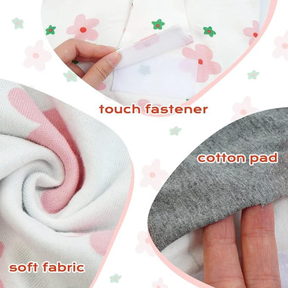 FUAMEY Recovery Suit for Dogs After Surgery,Soft Breathable Dog Bodysuit E-Collar &amp; Cone Alternative Surgical Suit,Male Female Dog Neuter Spay Suits Anti Licking Wounds Onesie Red Flower L