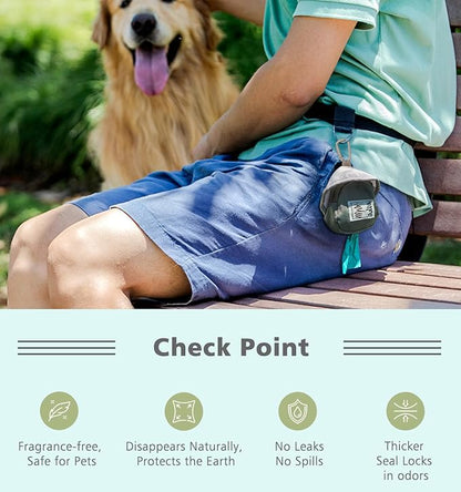 100% Compostable Dog Poop Bags, 270Count Value Pack, BPI Certified, Biodegradable Leakproof Thick Poop Bags for Dogs with Dispenser, Plant-Based, ASTM D6400 &amp; EN 13432 Compliant Pet Waste Bag