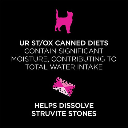 Pro Plan Veterinary Diets Purina UR Urinary St/Ox Savory Selects Feline Formula Turkey &amp; Giblet Recipe in Sauce Wet Cat Food - (Pack of 24) 5.5 oz. Cans