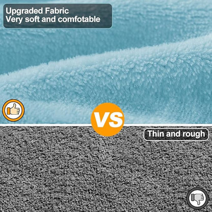Giant Dog Bath Bubble, Quick Drying Super Absorbent Used for After Bathing, Warm Dog Towels, Adjustable Hoodies and Belts for Pet Dogs Bath Clothes Products (Blue, 6XL)
