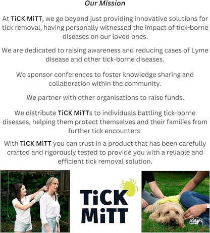 Pink Tick Removal Glove for Pets &amp; People: Gently Remove Ticks with Ease - Chemical-Free, Durable, Portable Tick Management Tool for Outdoor Adventures &amp; Everyday Use