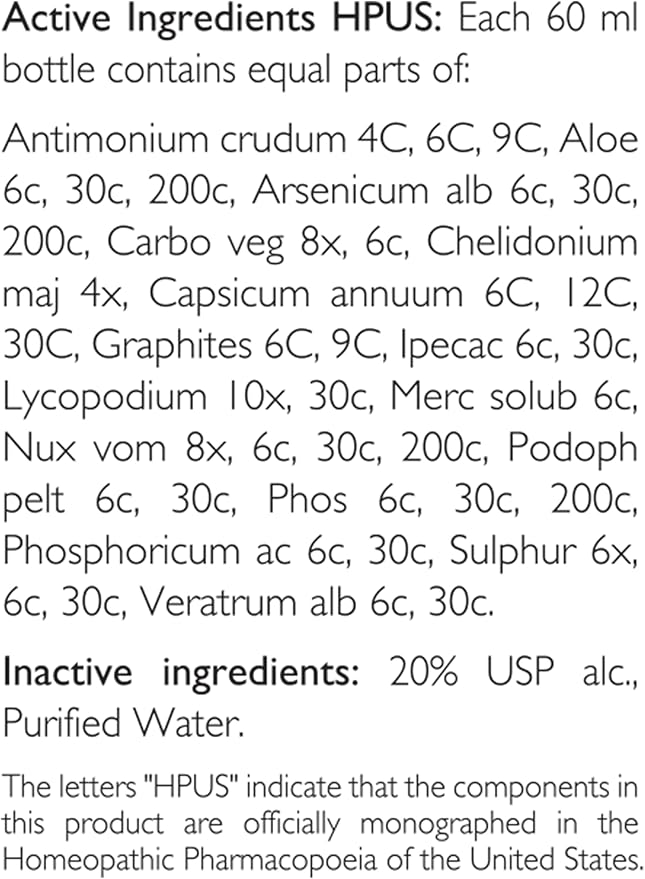 Digestive Care for Dogs, Natural Constipation Relief for Dogs and Puppies &amp; Support for Diarrhea, Bloating, Bad Breath, Vomiting, Lack of Appetite, 60 Milliliters