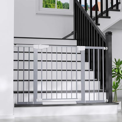 Cumbor 29.7"-51.5" Extra Wide Baby Gate for Stairs, Mom&