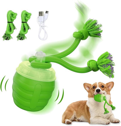 Interactive Dog Toys - [2025 Newly Upgraded] Motion Activated Ball for Small/Medium/Large Dogs, Automatic Moving Dog Toy Wicked Ball for Boredom &amp; Training, Music, USB Rechargeable (Green)