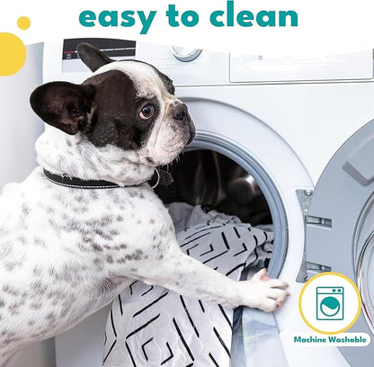NALALAS Washable Pee Pads for Dogs - Reusable Puppy Pads, Waterproof Training Mats, Non-Slip Dog Bed Pads, 34"x36" Ultra Absorbent Whelping Pads