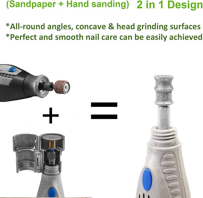 ClassB+80 Diamond Dog Nail for Dremel, Screw-Mounted Mode Nail Dremel Tool for Dogs, Especially Suitable for Long-Haired Dogs, Dremel Polishing Bits, Animals Nail Care &amp; Home Grinder Tools